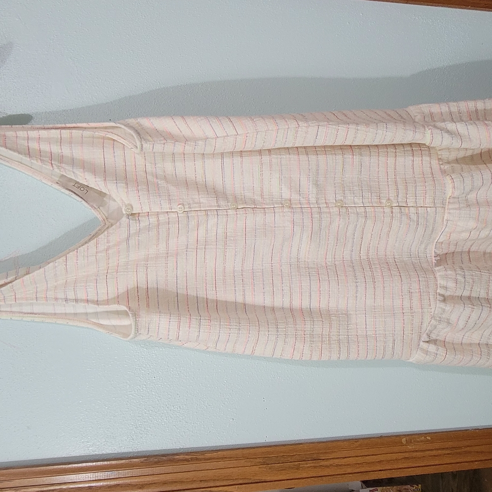 Striped Cotton Blend Fabric